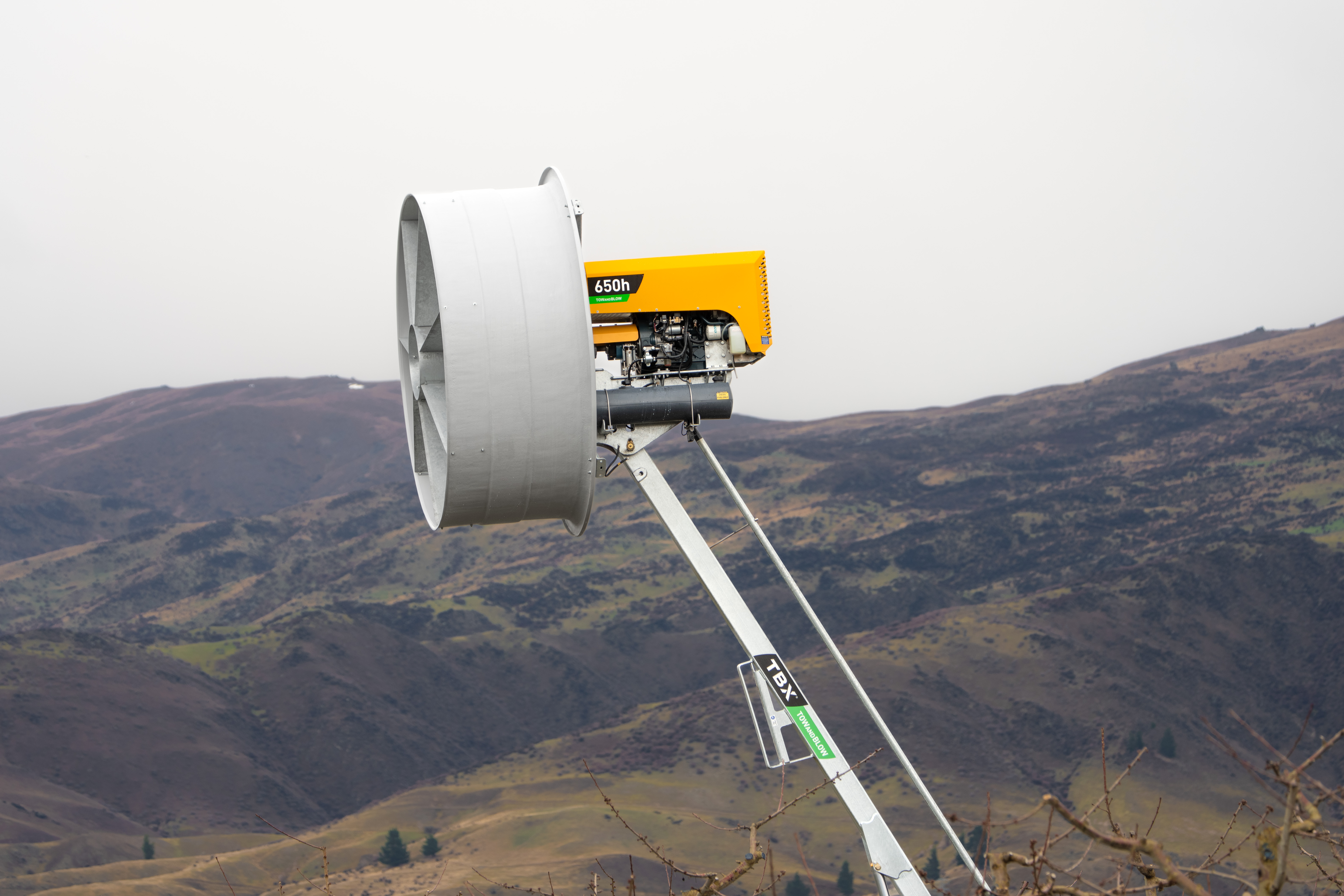 Introducing the TOW AND BLOW Diesel Auto Start Portable Wind Machine
